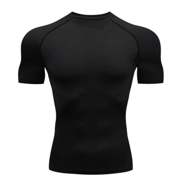 Mens T Shirt Outdoor Training Fitness Gym Jogging Running Sweatshirt BatMan Compression Shirts Tight Elastic Breathable 250221