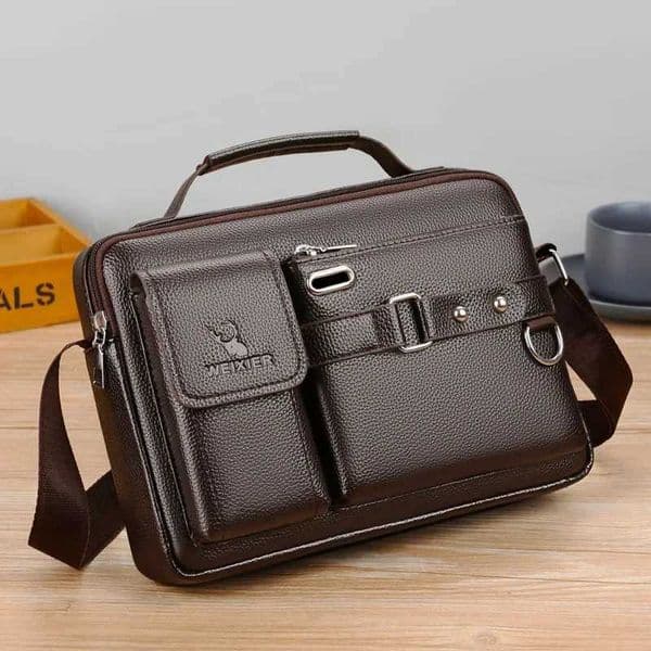 Suitcase Bag Men Leather Womens Briefcase Bag Mens Executive Briefcase in Legitimate Leather Designer Luxury Bags Handbag Z250220