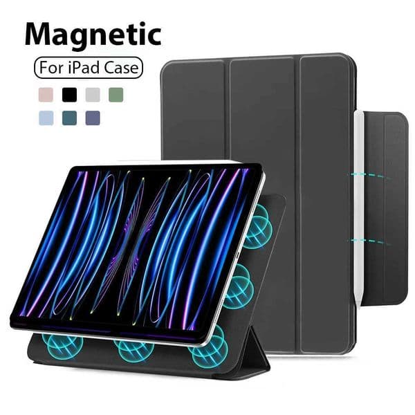 New Arrival Magnetic Case For Ipad Air 4 5 Pro 13 11 12.9 2022 Read For Ipad 10 9 10th Generation Mini 6 2024 10.9 M4 M2 Cover Accessories T250221