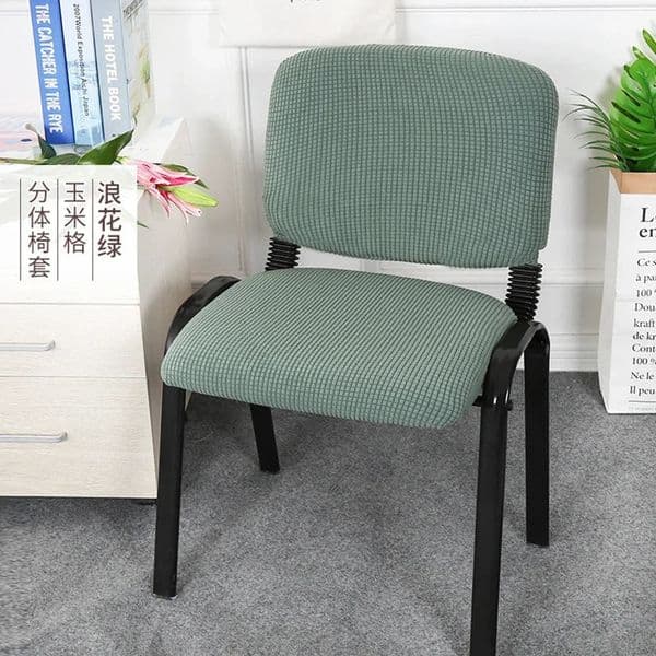 Elastic Seat Cover for Computer Chair Seat Protector Fleece Chair Cover Office Chair Cover Dining Seat Slipcover 250222