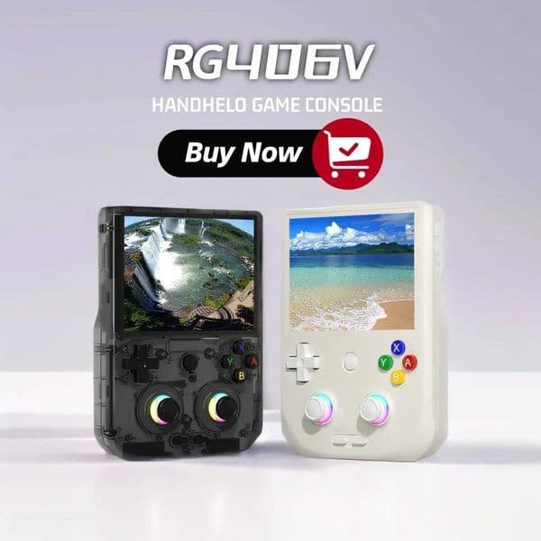 AMPOWN ANBERNIC RG406V Handheld Game Players 4 Video Game Console Retro Touch Screen Android Portable Game Console 5500mAh M250221
