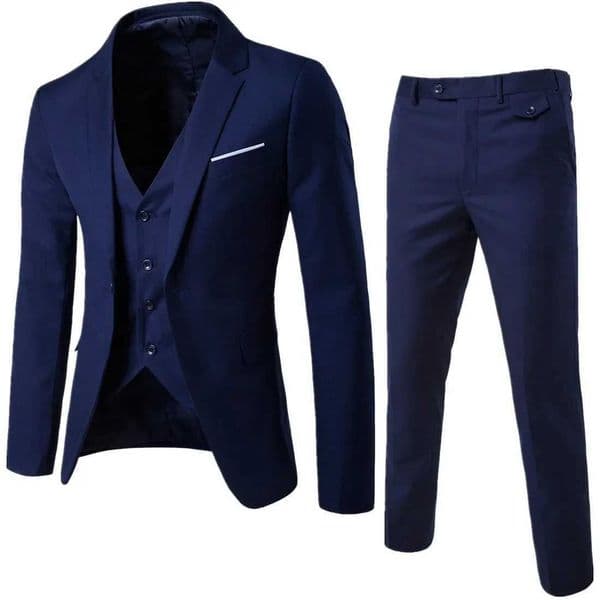New cross-border mens two-piece casual Western style wedding dress set for wedding beauty and beauty routine lengthXJ250522