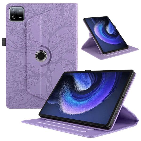 Read For Pad 6 Case 11 Emboss Tree 360 Rotating Stand Tablet Coque For Pad 6 Pro 11 inch Case For Mi Pad 6 Cover Z250222
