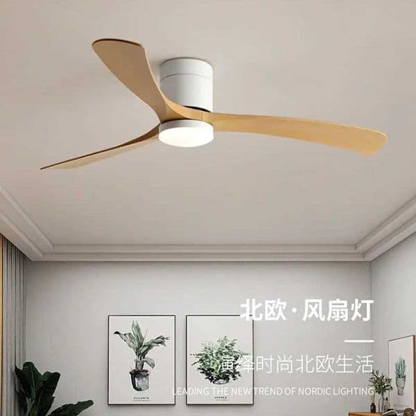 38 inch low floor fan light restaurant modern simple DC remote control indoor ceiling fan 220V electric fan Z250220