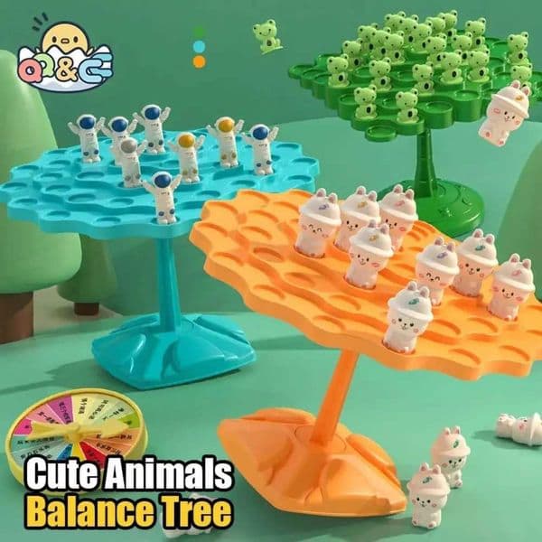 Children Balance Perception Toy Astronaut Balance Games Fun Space Puzzle Toys for Kids Set of Stacking Board Games for Leisure Z250220