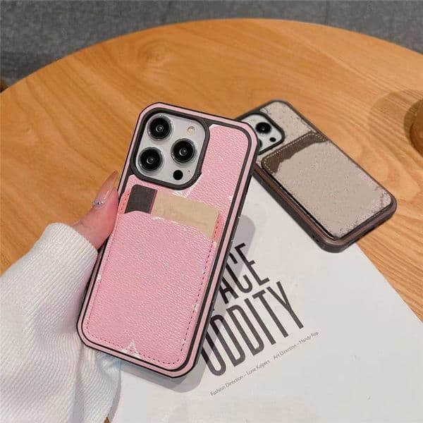 Designer Fashion Wallet Cell Phone Cases for iPhone 16promax 15 14pro 14 13promax 12 12pro 11 Card Holder Credit Pocket Bags Luxury Leather Shockproof Cover Z260520