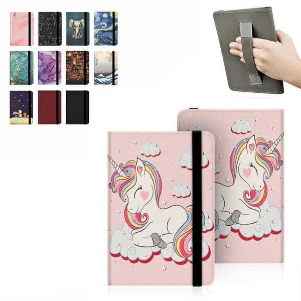 Universal With HandStrap Cover for Rakuten Kobo Glo HD N437 Kobo Aura N514 N613 Kobo Touch 2.0 N587 6-inch e-book installer cute shell Z250222
