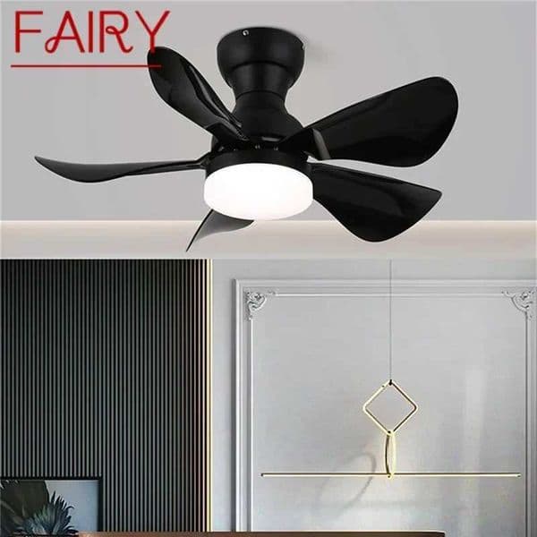 FAIRY Modern Fan Light Luxury Living Room Restaurant Bedroom Childrens Room LED Ceiling Fan Light Remote Electric Fan Light Z250220