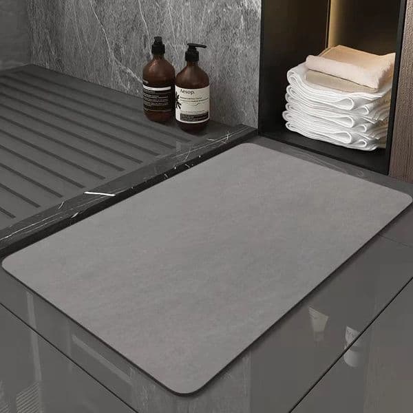 Diatomite Bath Mat Nonslip Bathroom Rug Super Absorbent Carpet Bathtub Drying Floor Mats Shower Room Entrance Doormat 250213