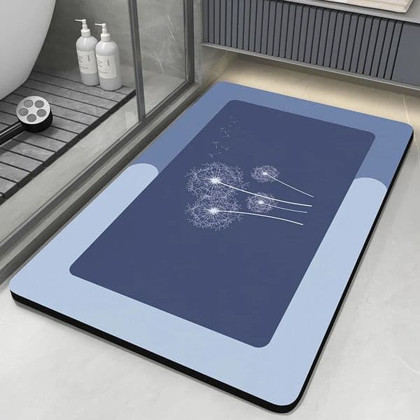 Diatomaceous Earth Bath Mat Bathroom Rug Absorbent Nonslip Floor Foot Mats Quick Dry Shower Carpet Toilet Pad Doormat Washable 250213