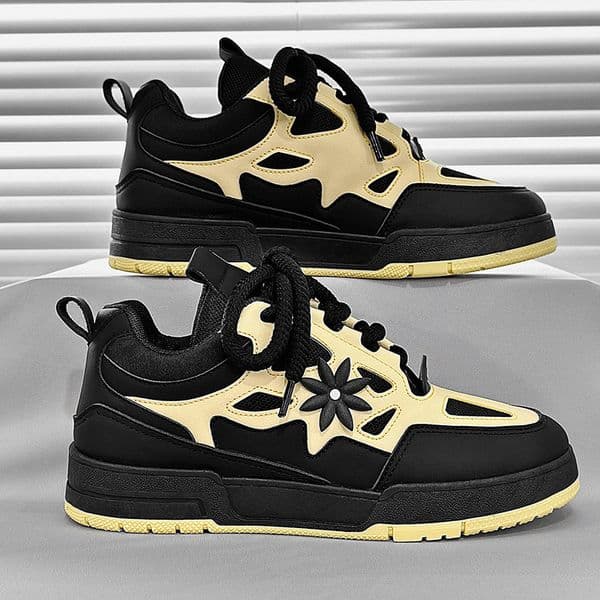 designer shoe for men mens casual shoes black yellow white blue green mesh leather outdoor sports sneakers trainers 2025