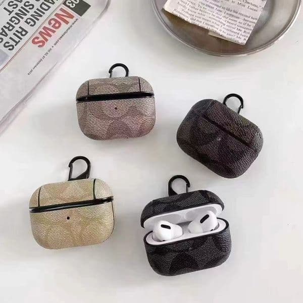 2026 New Designer For Apple Airpods Pro 4 1 2Nd Generation cologne 3 New perfume 3Rd Case Headset Packet Hook Clasp Keychain PU Leather Earp