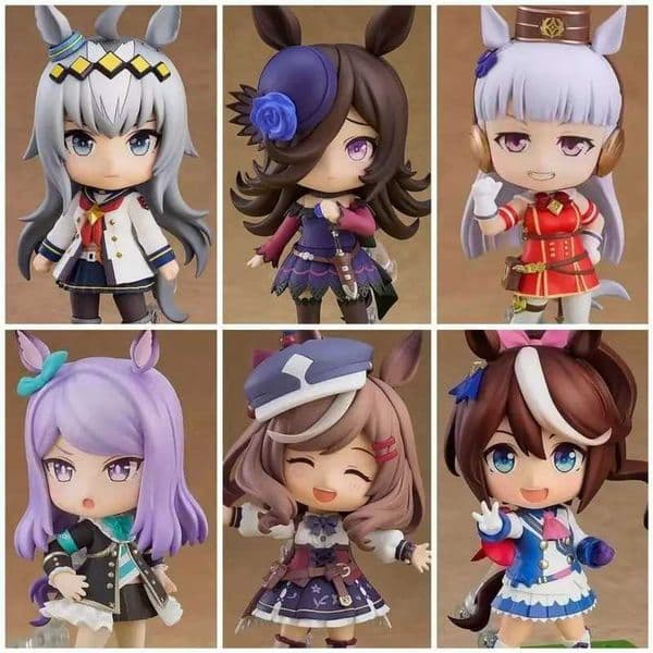 2026 New 10Cm Umamusume Pretty Derby Cute Edition Anime Figures Game Girl Statue Cartoon Models Boys Collectible Ornament Doll Toys Gift Toys