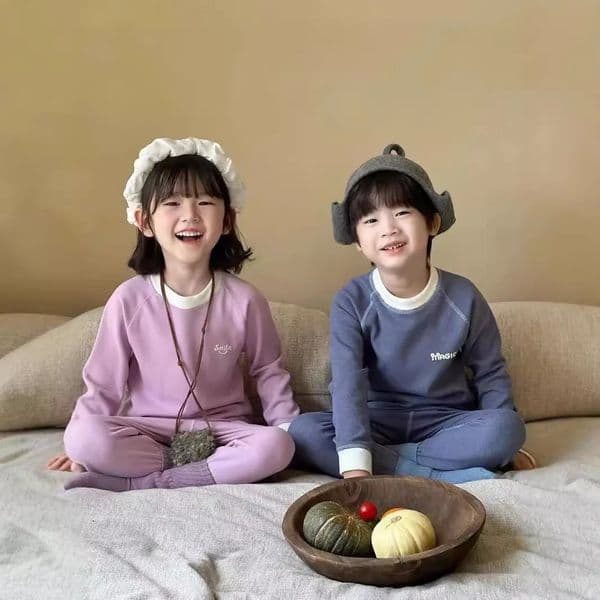 Autumn Infant Baby Girl 2PCS Pajamas Clothes Set Cotton Letter Print Topleggings Suit Cartoon Stripe Undershirt Kid Outfit 250221