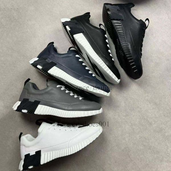 Bouncing Sneakers Designer Suede Casual Shoes Trainers Breathable Mesh Running Shoe Men Bounce Sneaker Women Sneaker Non-Slip Rubber Sole Flat Trainer Word 2.20 01