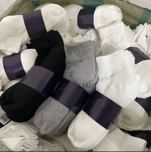 mens designer socks sock Luxury womens High Embroidered Socks Towel Bottom Classic Medium Length Cylinder Letter Cotton Stocking Sports Socks 6 pairs/lot