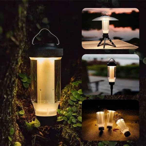 2000mAh Camping Lantern Similar To Zane arts/ZIG LT003 Type-C Charging LED Flashlights Emergency Lamp for Camping Hiking Fishing Z250225
