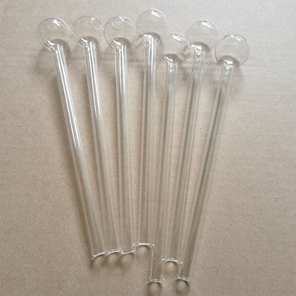 8 inch / 20cm 30mm ball thick glass smoking pipes handcraft