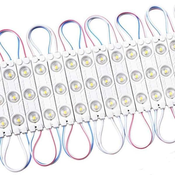 20pcs/lot LED Module Light 2835 Indoor Outdoor Injection Waterproof Sign Backlight DC12V Shop Advertising Letter Signboard Lamp X250225