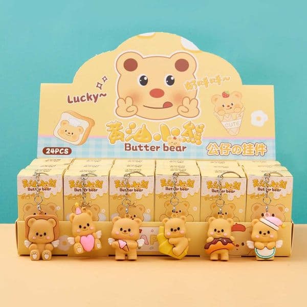 Thailands new bear blind box toy figurine 24 inch doll keychain cute Z260525