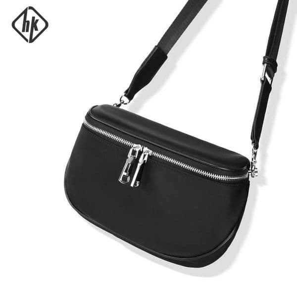 Hcankcan Mens Casual Cross Bag Mobile Messenger Mens Shoulder Bag Fashion Chest Bag Luxury Waterproof Strap Bag Z250225