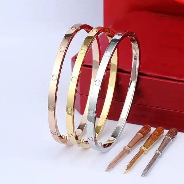 designer bracelet narrow version bangle bracelet designer High quality luxury mens gold bracelet women fine jewelry womans gift exquisite gift with box