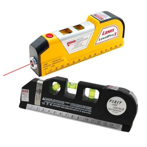 Laser level Meter Vertical Horizontal Lasers Tape gner Bubbles Ruler Repair Garden Building Indoors and Outdoors 3 in 1 X250225