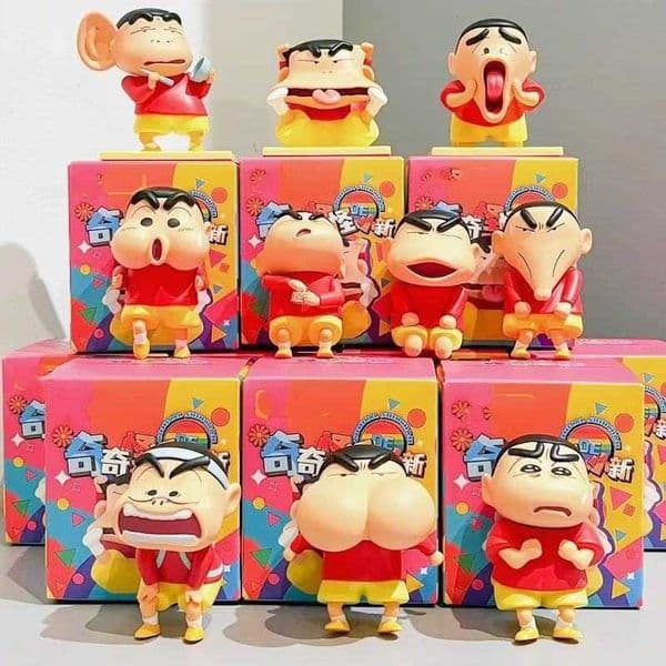Chinese version of Crayon Shin chan strange and quirky newbies trendy toys dolls ornaments blind box toys Z260525