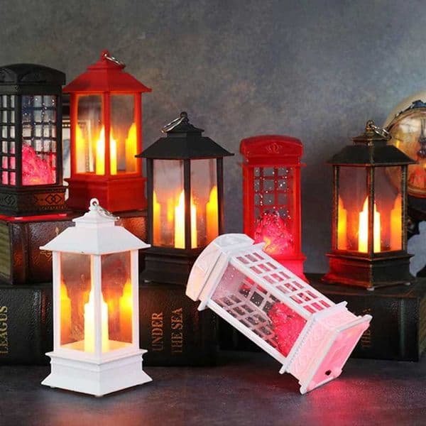2024 Halloween Christmas Decorative Candlesticks Retro Chandeliers LED Lights Festival Party Decoration Gifts Z250225