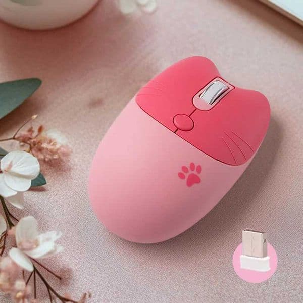 New Arrival Mofii Cute Cat 2.4G Wireless Mouse USB Receiver Plug and Play 3 Adjustable DPI Compatible with LaptopPC Computer T250225