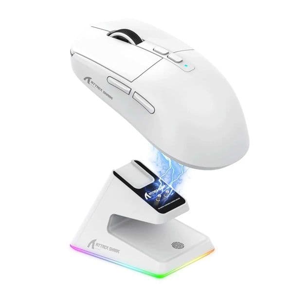 New Arrival X6 Lightweight Wireless Gaming Mouse with 3 Mode Wired 2.4G BT5.2 Up to 26K DPI RGB Backlight Charging Base for Laptop Desktop T250225