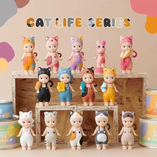 Meow Daily Series Blind Box Cat Trendy Play Doll Desktop Ornament Handmade Girl Gift Z250225