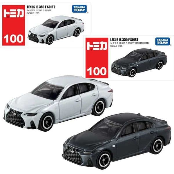 Takara Tomy Tomica No.100 IS 350 F Sports Car Alloy Car Die Casting Metal Model Childrens Christmas Gift Toy Z250224