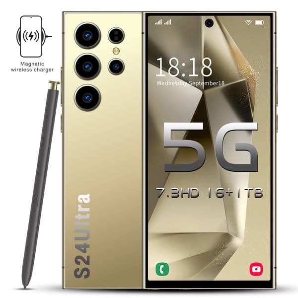 S24 Ultra 16GB+1TB smartphone cell phone Dual SIM 5G Phone 6.8HD+ Display 13MP+50MP Camera Android 13 Mobile Fingerprint Face ID GPS C59