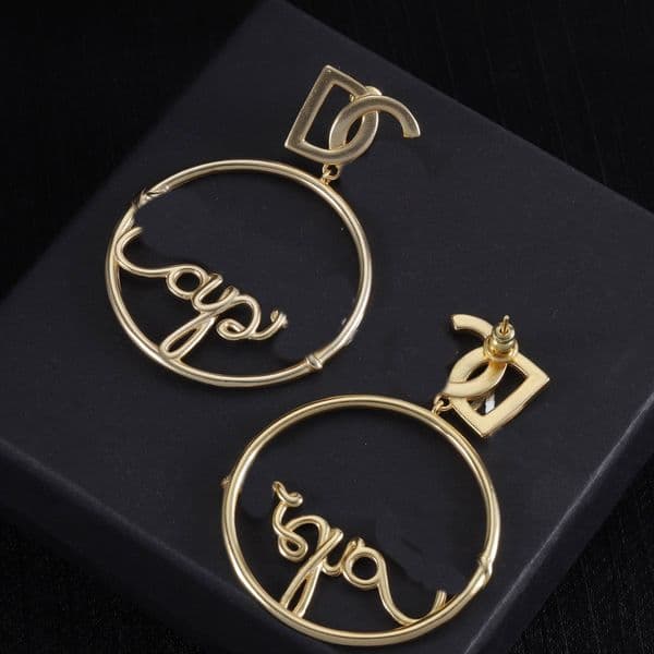 designer gold hoop earrings jewelry earring large for women perfect engagement gift L260518