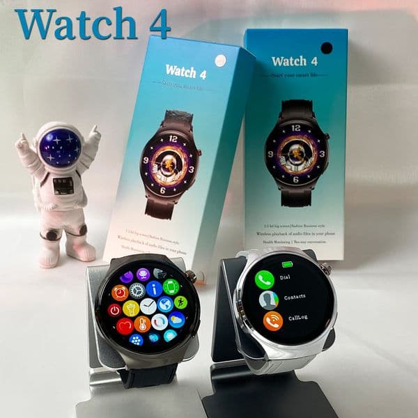 Smart Watch 4 pro Bluetooth Call Voice Assistant Men and Women Heart Rate Sports SmartWatch for Android IOS