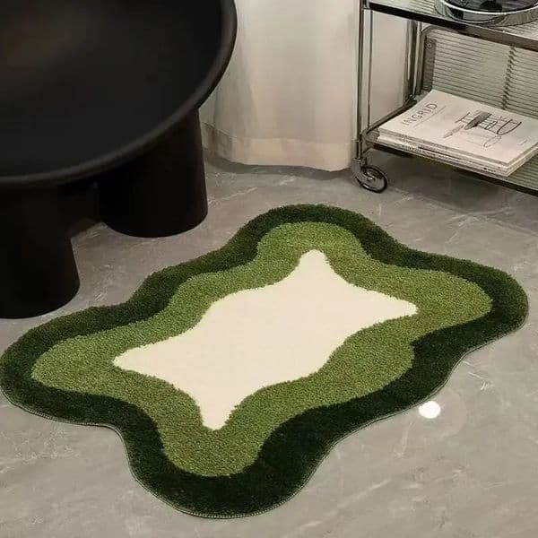 Ins Style Bath Floor Mats Non Slip Stain-resistant Carpets Living Room Bedroom Rugs Absorbent Cashmere Mats 250226