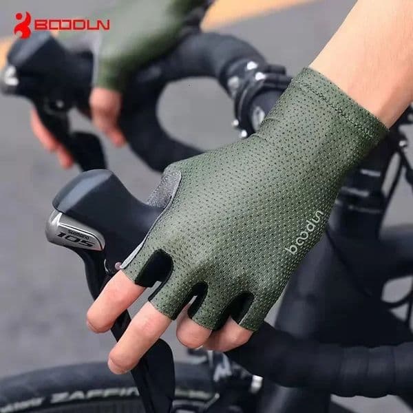 BOODUN 5 Colors Men Women Cycling Gloves Breathable Anti-shock Summer Sport Half Finger Road Bike Gloves Bicycle Racing Gloves 250226