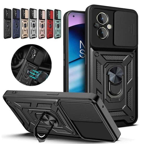 For Oneplus Nord N20 5G Case Car Magnetic Ring Holder Phone Case For One Plus Nord N20 N 20 6.43 Slide Camera or Back Cover Z250227