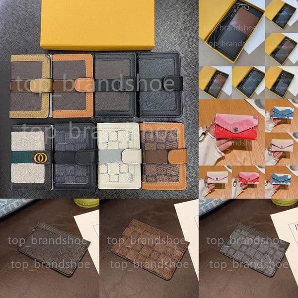 Designer Card Holder Small Wallet Coin Pouch High Quality Genuine Leather Sheepskin Golden Hardware Cardholder Women Bag Luxury Bags Wallets Woman13
