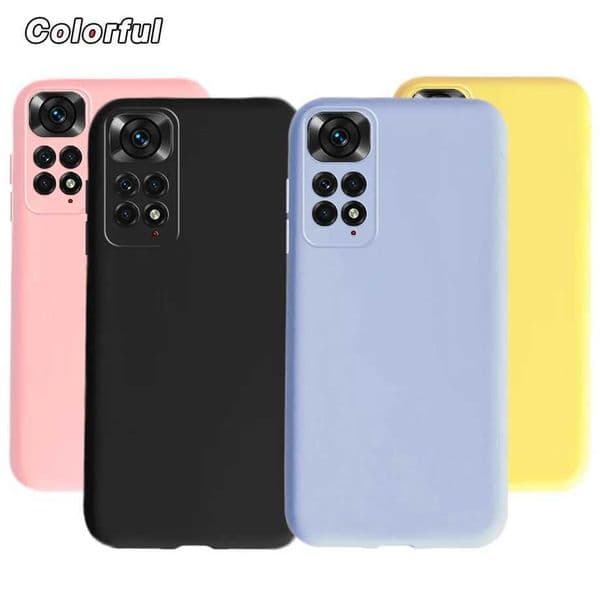 For Redmi Note 11 11s Note 11 Pro Case Liquid Silicone Soft Phone Cases For Redmi Note11 Pro Plus Note 11T 11E Pro Cover Z250227