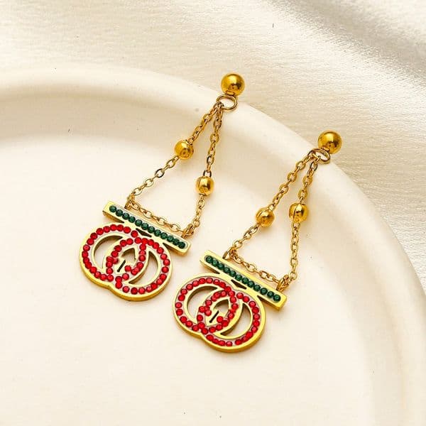 Fashion Luxury Earrings Fashion Stud Earrings Designer For Women Letter Diamond Earrings Jewelry Accessory Gifts