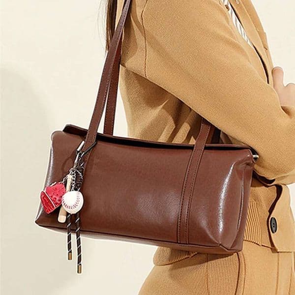 Toptrends Korean Style Cow Genuine Leather Underarm Shoulder Bags For Women 2025 Designer Crossbody Tote Ladies Handbags