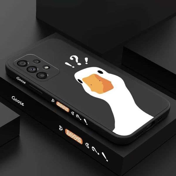 Doubtful Duck Phone Case For A54 A34 A24 A14 A73 A53 A33 A23 A13 A03S A04 A04S A72 A52 A52S A32 A22 A15 A25 A554G 5G Z250227