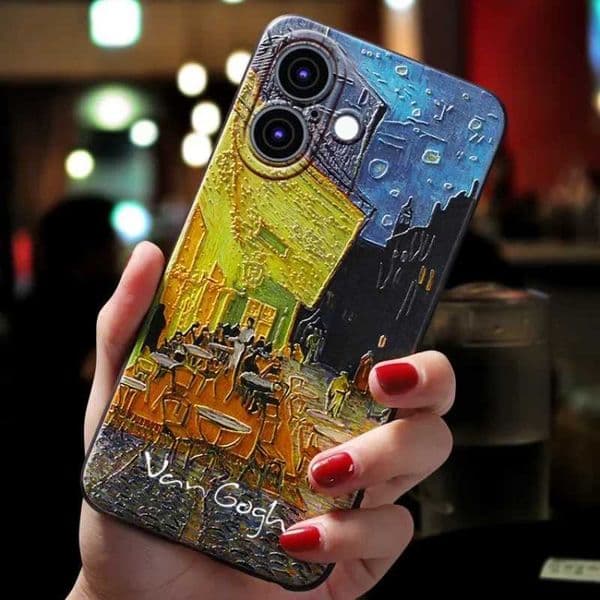 Art Phone Case For iphone 16 15 14 13 12 11 Pro 16Pro 15Pro Max Plus mini X XS Max XR 7 8 SE 2020 2022 Case Cover Z250227