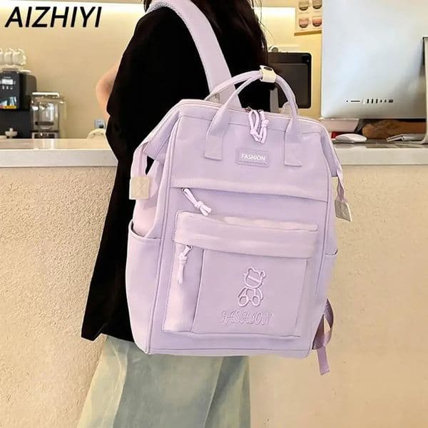 Ship from US Cute Aesthetic Backpack For Girls School Bags Students Large Preppy Bookbags Travel Daypack Laptop College Women 250228FBBBJ