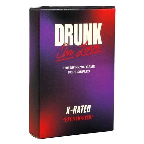 Drunk In Love X-Rated Even Hotter Drinking Game For Couples 50 Cards Fun Date Night Aa779