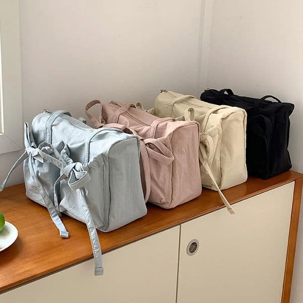 Ship from US Women Casual Tote Handbag Zipper Closure Fashion Shoulder Purse Solid Color Simple Shopping Bag Girls Outdoor Daily 250227FBB