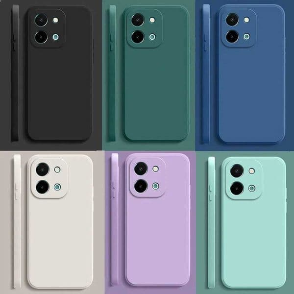 Solid Color Ultra Thin Matte Phone Case for Y28 4G Silicone Soft TPU Cover Z250227