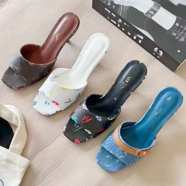 Women High quality Summer Slippers Luxury Retro Beat Casual Slides Shoes for Women Outdoor Plus Size Open Toe Designer shoe sandal Flip Flops sandal lady leather Gift